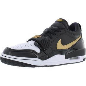 Jordan Men's Legacy 312 Low Black/Metallic Gold-White (CD7069 071) - 13
