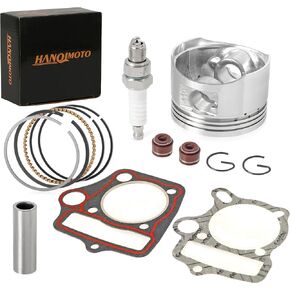 Piston Rings Gasket Set 52.4mm Bore Replacement for Kazuma Taotao Sunl Coolster SSR 110cc 125cc ATV Pit Bike