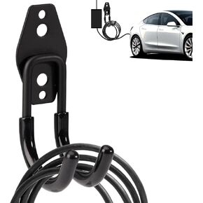 BOXOB Electric Car Charger Bracket Wall Mount, Durable Wall Charger Holder J Hook Steel Hook for Electric Car Charger Cable Retractor EV Charger Cord Organizer Accessories