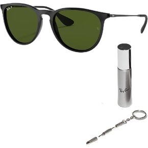 Ray-Ban RB4171 ERIKA Classic Phantos Shape Sunglasses With Eyewear Kit Bundle - High Bridge Fit - Retro Sunglasses