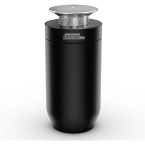 Waterless Essential Oil Diffuser Rechargeable, Portable Car Diffuser Smart Auto On/Off, 3 Mist Mode & Timer, Mini Aromatherapy Diffuser Scent Air Machine for Home Office Car (Aluminum Black)