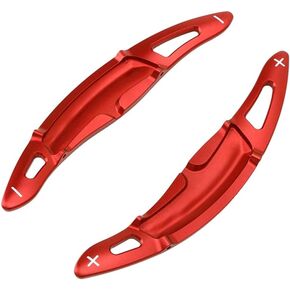 Sanrily for Porsche Paddle Syfter Extensions (Fits: Porsche Cayenne 2015-2018 ، Macan 2014-2018 ، Panamera 2017-2020 ، 911/Boxster 718 Series 2017-2019) replication lection billet paddles quifters red red