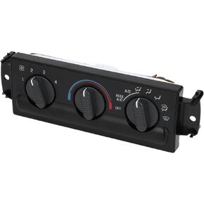 HVAC A/C HEATER CONTRY CONTRY PANET AC HEATER CONTROL SWITCH FOR CHEVROLET Blazer 1998-2004 for GMC JIMMY 1998-2001 Plastic Black