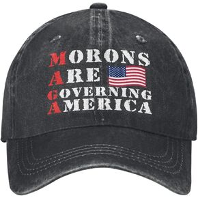 Morons are Governing America Hat for Men Political Womens Baseball Hats