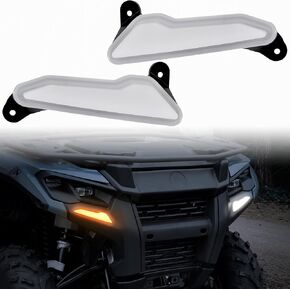 LED Front Facia Light for Can Am Outlander 500 700 ، مصباح Auxiliary Axiliary المصد الأمامي مع مصباح إشارة دوران متسلسل DRL لـ Can Am Outlander 500 700 Pro 2023-2025 ملحقات