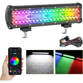 Whipless Whip Lights, SWATOW INDUSTRIES UTV Whip Light RGBW LED Pods w/Remote&Switch LED Lighted Whips Rear Strobe Light for Polaris RZR Ranger Can-Am ATV UTV SxS Truck