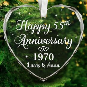 Bsquiele Happy 50th Anniversary Ornament 2025-50th Wedding - VEATE VEILE DIANENT DIATHEN