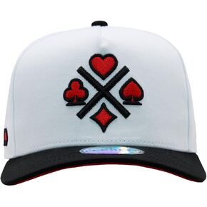 Hats Premium FT31 4 Ases - قبعات بيسبول بيضاء للرجال والنساء ، قبعات الكرة للرجال في أي مناسبة ، Gorra Para Hombre Ajustable ، Capback White Snapback - حجم قابل للتعديل