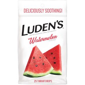 Ludens Throat Drops, Watermelon, 25 Count (Pack of 1)