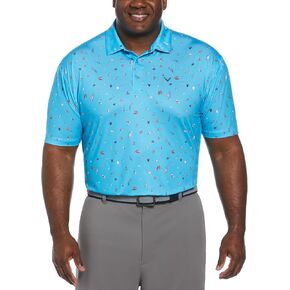 Callaway Men's Short Sleeve All-Over Tee Time Print