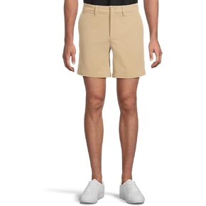Lacoste Men's 8" Commuter Short, Light Brown, 36
