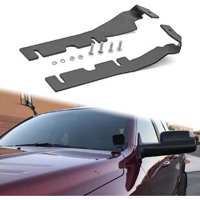 Dasen Light Mounting Brackets - Left & Right Side Hood Hinges Cube Lihgt Mount Compatible with Dodge Ram 1500 2009-2018, Fit Ram 1500 Classic 2019-2023