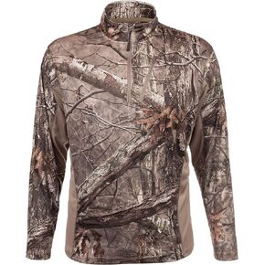 Huntworth Men Light Light 1/4 Zip Shirt