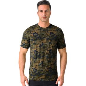 Merino Protect 100 ٪ Merino Wool T-Shirt for Men Short Sleve Slim Fit Undershirt قميص Tee Lightweight Tee Teae للتنزه في السفر (زائد كبيرة)