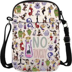 ZJXHPO Kuzco's Poison Cross Body Bag Kuzco Llama Lover Gift No Touchy Messenger Bag YZMA Llama Inspired Gift