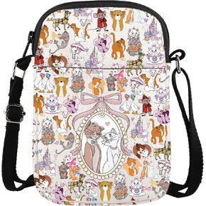 WCGXKO Cartoon Gift Marie Messenger Bag Bag Marie Fan Gift Cats Hitten Friends Gift Crossbody Bag للجماهير