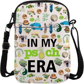 TSOTMO TV Show Merch Gift Detective Gifts Shawn Spencer Messenger Bag for TV Fans Comedy Sitcom Pineapple Gifts