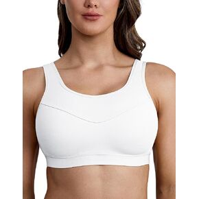 ZeroBound Women's Workout Bra - Adjustable Support Sports Bra with Mesh Back Design Wide Straps