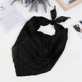Hair Bandanas for Women Trendy Bandana Head Kerchief for Women’s Hair Cute Hair Scarf Headband White Adjustable Bandana