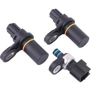 Automatic Transmission Input Output Speed Sensor 3pcs Kit, 545RFE 45RFE 68RFE Transmission Fluid Pressure Switch Speed Sensor Kit Compatible with D*odge for C*hrysler for J*eep 1999-