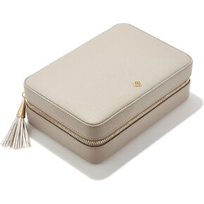 Kendra Scott Small Zip Jewelry Case, Taupe
