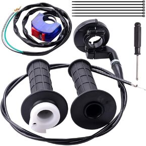 طقم تجميع الكابلات الخناق للدراجة المصغرة لكولمان CT200U CT200U-EX BT200X BAJA DB30 Warrior MB200 Predator 212CC Massimo Motovox 196CC 200CC 6.5HP Parts (7/8 "Handbar)