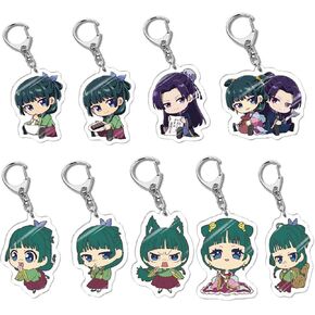 9Pcs Apothecary Diaries Keychain Anime Merch Maomao Keychain Accessories
