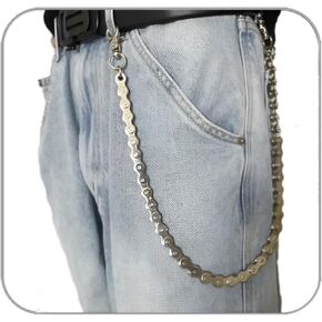 Biker Wallet Chain – Heavy Duty Punk Keychain for Jeans, Belt, Pocket | Men & Women