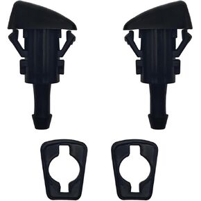 2PCS Front Windshield Washer Foorsles Kit - متوافقة مع D0DGE RAM JEP Front Washield Washield Vohsles 5303833AA