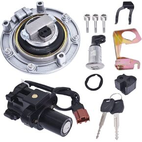Ignition Switch Fuel Cap Seat Lock Key Replacement for Honda CBR1000RR CBR 600RR