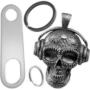 دراجة نارية وصي بيل روك روكول راكب الدراجة النارية Gremlin Bell Car chain chain accessories مع شماعات جرس الدراجات النارية