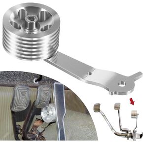 8511 Billet Aluminum Roller Gas Pedal fits for Stock VW Pedals 1949-1977 Volkswagen Type 1 Beetle/Bug, Karmann GHIA, Roller Accelerator Pedal for VW Dune Buggy Gas Pedal Assembly