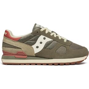 Saucony Men's Shadow Original Sneaker, Olive/Rust, 12