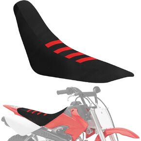 Motorcycle Ribbed Seat Cover for CRF50 CRF50F XR50 CRF 50 50F XR 50 Dirt Pit Bike Wrap Soft Seat Cushion Covers Protection Pink