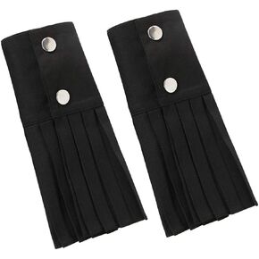 Mrotrida Women's Whole Sleeve Cuffs Fashion مطوية Overseleve قميص قابلة للفصل الأزرار قفازات
