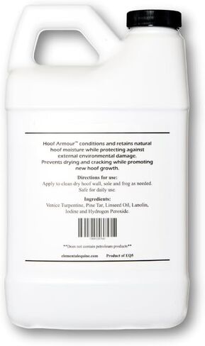 درع حافر عنصري للخيول 16oz - يرطب ويحافظ على رطوبة الحافر الطبيعية مع الحماية من الأضرار البيئية الخارجية in Kuwait