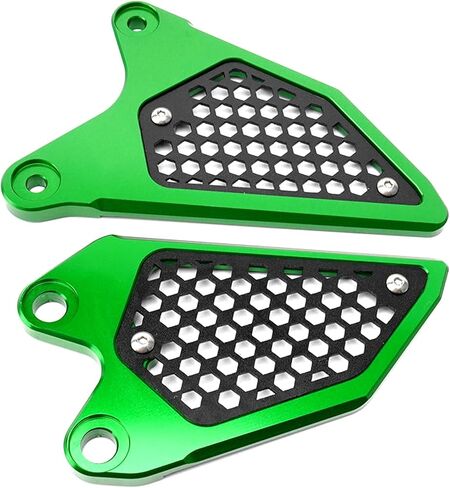 Fit For KAWASAKI Ninja 500 Ninja 400 Z400 Z500 2018-2023 2024 CNC Aluminum Motorcycle Foot Peg Protector Heel Guard Footrest Rear Set Heel Plates Guard Protector (Green) in Saudi Arabia