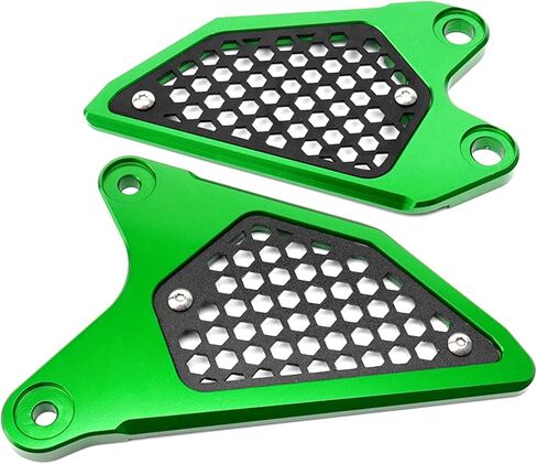 Fit For KAWASAKI Ninja 500 Ninja 400 Z400 Z500 2018-2023 2024 CNC Aluminum Motorcycle Foot Peg Protector Heel Guard Footrest Rear Set Heel Plates Guard Protector (Green) in Saudi Arabia