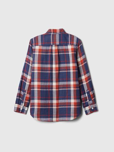 GAP Boys' Longsleeve Doubleweave Shirt in Saudi Arabia