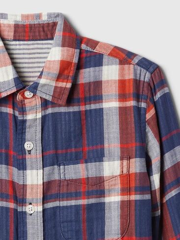 GAP Boys' Longsleeve Doubleweave Shirt in Saudi Arabia