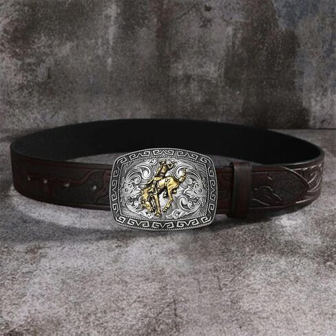 Western Cowboy Belt Buckle for Men Women, Horse Belt Buckle American Religious Belt Buckles Jeans Accessory in Saudi Arabia