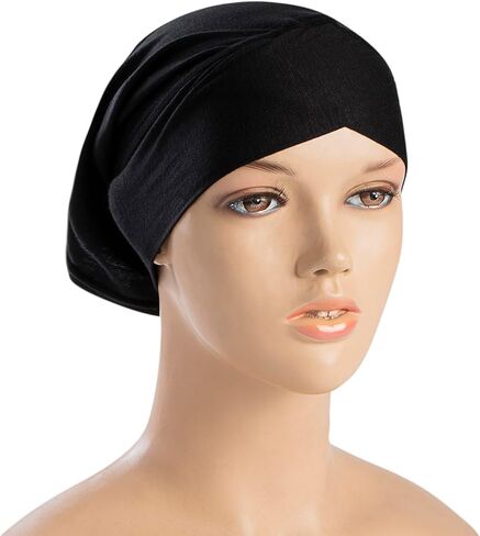 LMVERNA 4 قطع غطاء الحجاب المسلم للنساء عمامة عبر الحدود تحت سقف قبعات أنبوب القميص الإسلامي الإسلامي الإسلامي in Kuwait