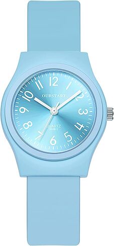 Avaner Silicone Strap Wrist Hatse Tenshand Quartz Candy Color Sports Wristwatch in Kuwait