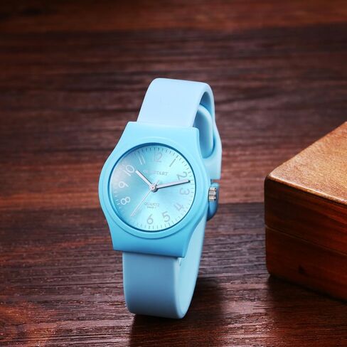 Avaner Silicone Strap Wrist Hatse Tenshand Quartz Candy Color Sports Wristwatch in Kuwait