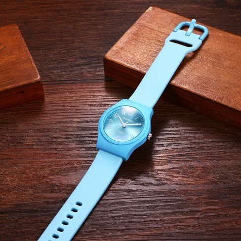 Avaner Silicone Strap Wrist Hatse Tenshand Quartz Candy Color Sports Wristwatch in Kuwait