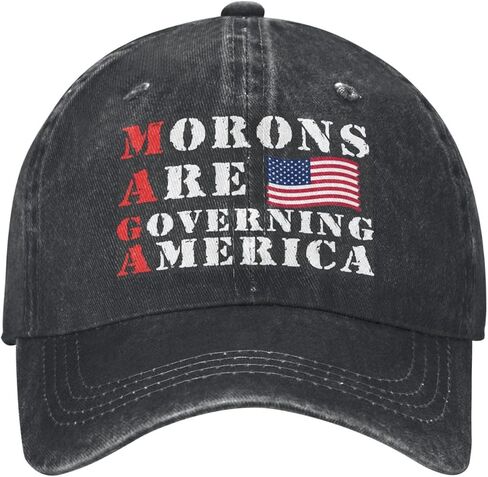 Morons are Governing America Hat for Men Political Womens Baseball Hats in Saudi Arabia