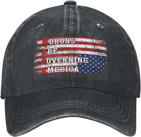 Morons are Governing America Hat for Men Political Womens Baseball Hats in Saudi Arabia
