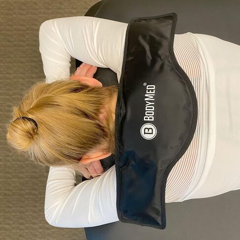 BodyMed Reusable Gel Ice Pack Cold Compress for Neck - Professional Grade Cold Therapy for Injuries, Aches, Swelling, Bruises, Sprains - 21 in. x 6 in. (Neck Contour) in Saudi Arabia