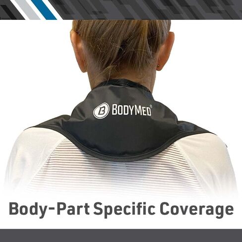 BodyMed Reusable Gel Ice Pack Cold Compress for Neck - Professional Grade Cold Therapy for Injuries, Aches, Swelling, Bruises, Sprains - 21 in. x 6 in. (Neck Contour) in Saudi Arabia