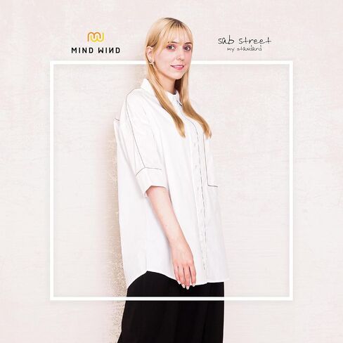 Women's Color-Blocked Piping Polo Shirt with Large Chest Pocket Versatile Cotton Collared Top in Saudi Arabia